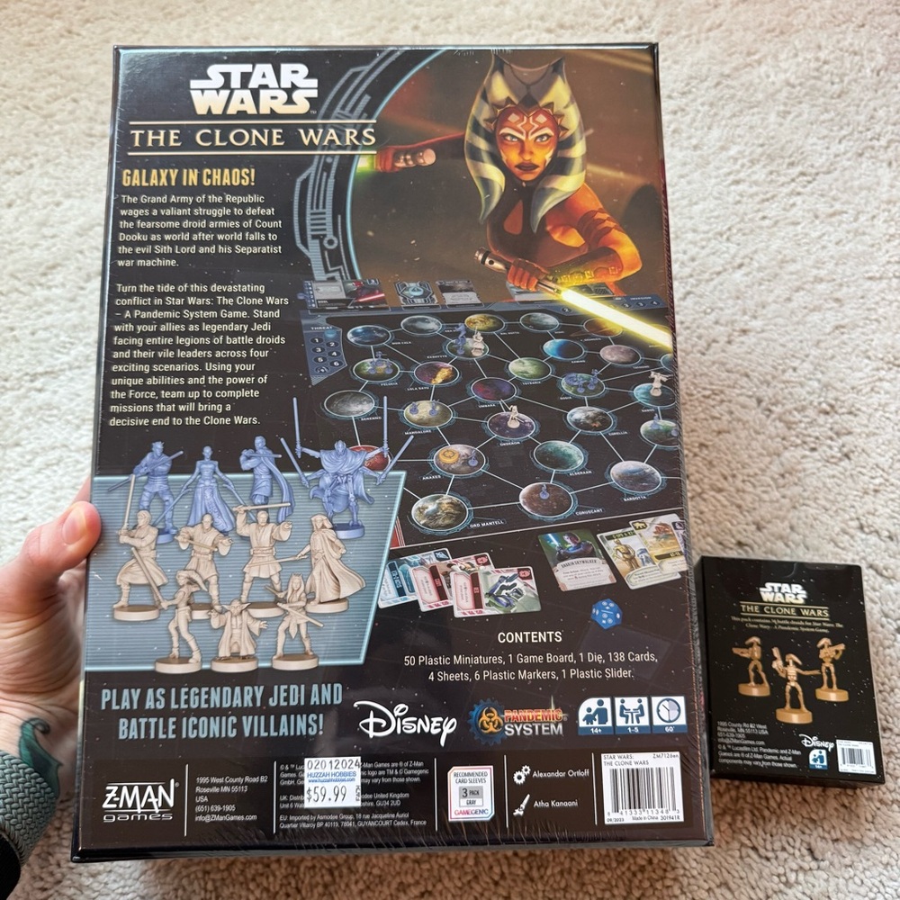 Star Wars The Clone Wars Pandemic System Board Game - Picture 4 of 8